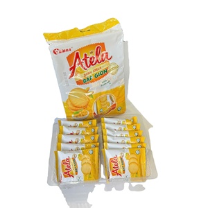 Biscuits croustillants Libra Atela Corn Cracker 228g, saveur crème salée, fins, cuits, en sachet, vente en gros, ODM, OEM, service d'échantillonnage direct usine - Product Image 2