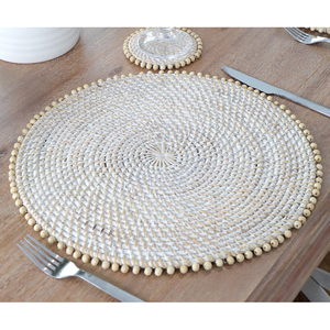 Rattan Placemat Hot Sale Handmade Natural Eco Friendly Woven <b>Table</b> <b>Mat</b> Boho Home Decor Dining Accessory Wholesale - Product Image 1