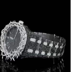 Brand New High Quality Customized Iced Out Lab Grown Diamond <b>Watch</b> Stainless Steel 20mm Band Business Luxury for <b>Men</b> - Product Image 4