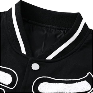 Veste de style streetwear pour homme OEM, style hiver, qualité supérieure, col rabattu en laine personnalisé, manches régulières, respirante - Product Image 4