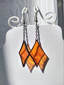 Boucles d'oreilles pendantes en résine florale faites à la main, design personnalisé, style islamique, bijoux de fête pour femmes, cadeau d'anniversaire, MN EXPORTS - Product Image 6