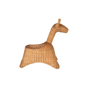Panier en rotin tissé avec motif cerf, panier de rangement fait main, vente en gros, écologique, fabriqué au Vietnam - Product Image 5