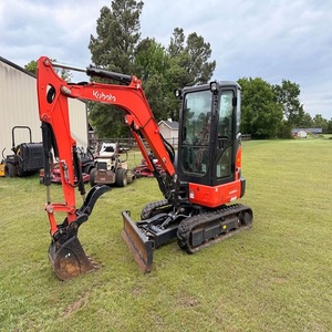 Mini-excavatrice compacte Kubota KX033-4 d'occasion, diesel, avec cabine et hydraulique auxiliaire à haut débit, à vendre - Product Image 2