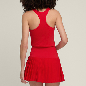 Women Sleeveless Criss <b>Cross</b> Neck Dress Solid Color Loose Fit Breathable Spandex/Nylon Sport <b>Top</b> 380g In-Stock All Seasons - Product Image 3