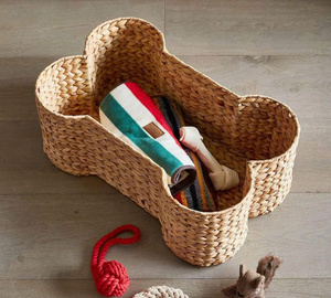 High Quality Hyacinth Pet <b>Basket</b> Dog Bone Water Hyacinth Bed and <b>Toy</b> Handmade in Vietnam Home Organizer - Product Image 4