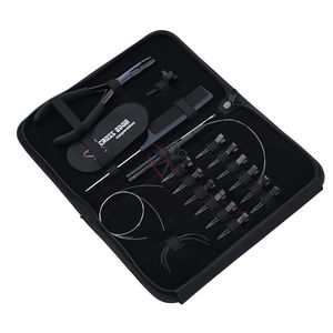 ชุดอุปกรณ์ต่อผมไมโครลิงค์สีดำขั้นสูง พร้อมคีมจีบไมโครบีด ตะขอเกี่ยวสำหรับติดตั้ง ตัวล็อคเวลโคร และคลิปแบ่งผม - Product Image 1