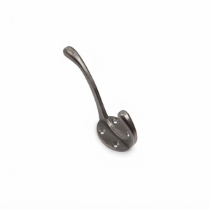 Perchero Doble de Metal Flexible, Ecológico y Vintage, para Montar en la Pared, con 4 Orificios para Tornillos - Product Image 1