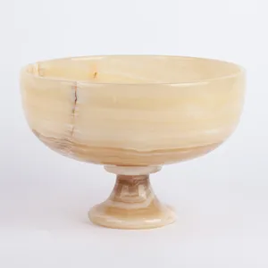 Cuenco para Servir con Base de Mármol Naranja Ónix, Resistente al Fuego, Moderno, para Cocina, Comedor, Sala de Estar, Revestimiento de Paredes - Product Image 6