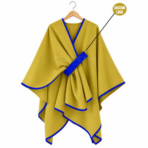 Écharpe-châle de luxe asymétrique Cosh International Sorority Sisterhood, châle-couverture chaud d'hiver, poncho pull - Product Image 1