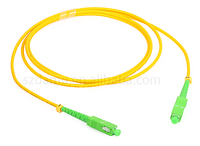 Kabel Serat Optik SC APC ke SC APC Singlemode G652D PVC LSZH 2.0mm 3.0mm Merek Damu Bersertifikasi CE RoHS Garansi 2 Tahun
