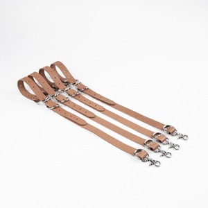 Hot Selling Genuine Leather Adjustable Unisex Bed Restraints Harness Straps Custom Metal Buckle <b>Bondage</b> Cuffs Belt <b>Set</b> RTTS-0128 - Product Image 2