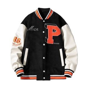 Veste de baseball universitaire unisexe personnalisée Vintage Retro Letterman Design avec broderie en chenille américaine Veste rétro rétro pour hommes - Product Image 1