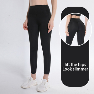High Waist Cargo Yoga Leggings Women Side Pockets Workout Tights Utility Style Gym Pants Wholesale - Product Image 1