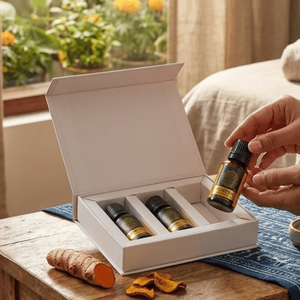 Caja de Cartón Plegable Portátil Personalizada Premium |   Empaque de Papel con Recubrimiento UV Blanco para Medicamentos, Cosméticos, Productos para el Cuidado de la Piel y Productos Farmacéuticos - Product Image 3