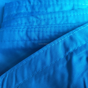 Voile d'ombrage triangulaire imperméable en polyester bleue pour jardin, extérieur, abri de voiture, protection solaire - Product Image 3