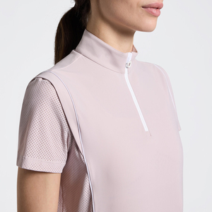 High Quality 4way Stretch Horse Riding <b>Equestrian</b> Shirt Top Base Layer Competition Show Shirt Polo in Soft Feel Technical Fabric - Product Image 1