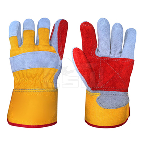 Professional Manufacture High Quality Factory Price <b>Leather</b> Safety Work Gloves Anti-static Safety <b>Cuff</b> - Product Image 1