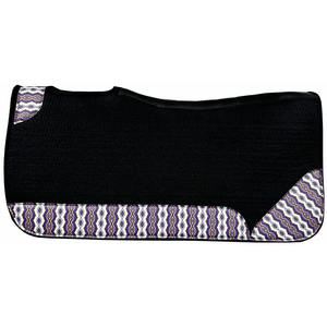 Almohadillas de fieltro para silla de montar de alta calidad con estampado de estrellas rojas, blancas y azules, almohadillas de montar occidentales de gran calidad. - Product Image 6