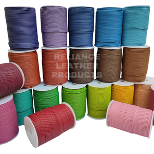 Reliance Leather Cord 1.5mm Round Genuine Leather Thread for Bracelet Making <b>Craft</b> Jewelry Findings Roll Packaging - Product Image 1