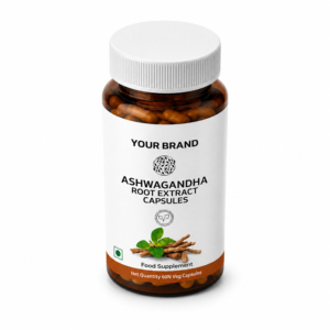 Cápsulas de Extracto de Raíz de Ashwagandha Premium, Fórmula Herbal Natural a Base de Plantas, Botella Sellada, Suplemento Dietético - Product Image 2