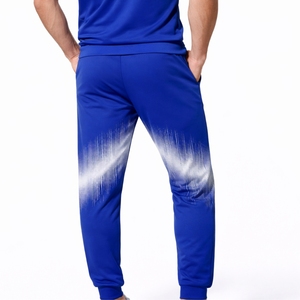 Conjunto Deportivo para Hombre, Sudadera con Capucha y Cierre de Cremallera, Pantalones Deportivos, Color Sólido Degradado, Personalizable con Cordón Ajustable, Cómodo - Product Image 6