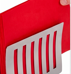 Porta Servilletas de Acero Inoxidable con Elegante Organizador, Ideal para Restaurantes y Uso en Interiores - Product Image 6