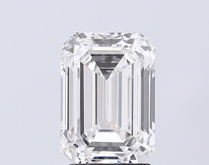 Diamant taille émeraude 3,05 carats, éclat éblouissant, clarté impeccable et beauté purement incolore dans une élégance intemporelle. - Product Image 1