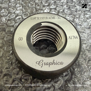 2G/3G/4G ACME Thread <b>Ring</b> Gauges Stub Acme <b>Ring</b> Gage GO/NOGO ASME Internal Thread Check Calibration Certification AUGST LINES - Product Image 5