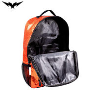 Sac à dos de cheerleader à paillettes tendance en gros, fermeture éclair, doublure en polyester, imperméable, capacité 20-35L pour l'école et le sport