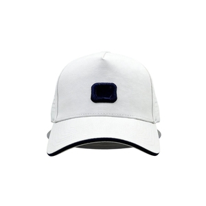 Casquette de golf structurée à 5 panneaux, fabrication OEM, logo brodé personnalisé, visière bicolore, réglable, pour le sport - Product Image 1