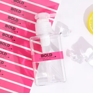 Etiquetas Adhesivas de PVC Impermeables y Escribibles para Frascos de Cosméticos, Botellas, Perfumes, Lápices Labiales y Productos para el Cuidado de la Piel con Logotipo Personalizado - Product Image 4