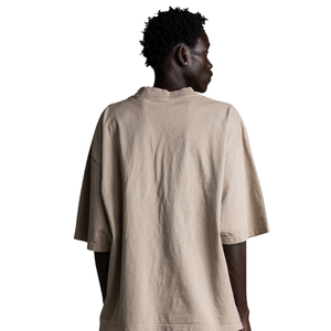 T-shirt Homme Oversize Col Rond Manches Courtes Évasées Épaules Tombantes Coupe Boxy Décontracté Streetwear Vente en Gros Personnalisé Coton Haut de Gamme - Product Image 2