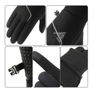 Guantes Deportivos Personalizados con Logotipo para Exteriores, Impermeables, de Neopreno, con Impresión de Silicona, Guantes de Ciclismo Impermeables de Dedo Completo - Product Image 5