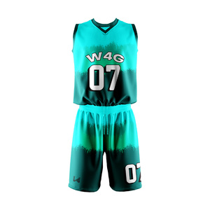 Unisex Custom Made Basketball Uniform Sets Sublimation Printed Breathable Moisture Wicking 100% <b>Polyester</b> Jersey & <b>Shorts</b> Set - Product Image 2