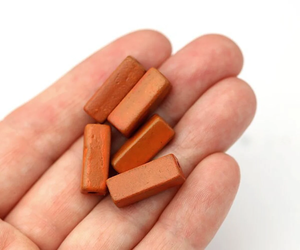 Perles en bois rectangulaires, forme et couleur personnalisées, perles en bois façonnées et dimensionnées, produit artisanal indien - Product Image 6