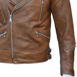 Chaquetas de cuero para hombre personalizadas de calidad más populares para chaqueta de cuero de motocicleta de calidad con MOQ bajo con buena tela - Product Image 6