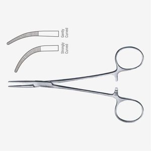 Pinzas Schmidt de 18 cm, Instrumento Quirúrgico Curvo de Acero Inoxidable Premium para Uso Médico de Precisión - Product Image 3