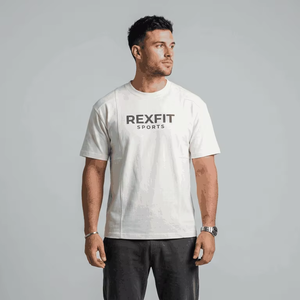Boxy Fit <b>Tshirt</b> Men's 100% Cotton Drop Shoulder Heavyweight High Quality Screen Print Custom Round Neck Oversize t Shirt for Men - Product Image 1