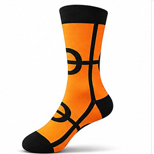 Calcetines de baloncesto con diseño novedoso, venta al por mayor de fábrica, calcetines de algodón peinado suave para hombre, calcetines casuales divertidos, calcetines deportivos coloridos, 3 pares - Product Image 2