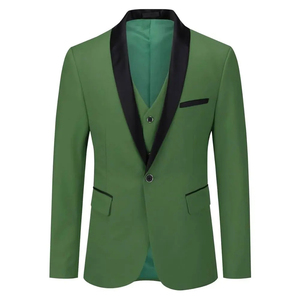 Nuevo Traje Clásico para Hombre, Elegante, para Oficina, Reuniones, Negocios, Pantalón, Chaqueta, Conjunto Formal de 3 Piezas, Transpirable - Product Image 2