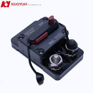 Disjoncteurs industriels et domestiques robustes à haute intensité, en plastique, haute tension, à montage en surface, à réinitialisation manuelle, avec goujons sur le même côté - Product Image 1