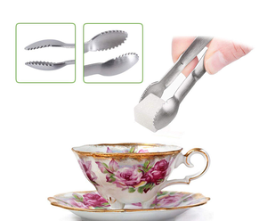 Pinzas de Cocina de Acero Inoxidable de 4 Pulgadas, Pinzas Metálicas para Dulces, Hielo y Alimentos - Product Image 6