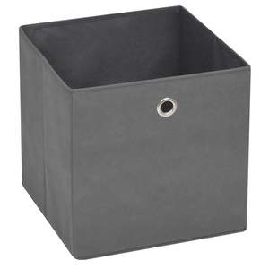 Juego de 10 Cajas de Almacenamiento Cúbicas Plegables de Tela No Tejida Gris para Organización y Ahorro de Espacio - Product Image 3
