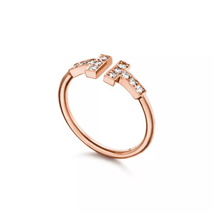 Anillo Abierto de Doble Barra en Oro Amarillo de Lujo con Diamantes Redondos Cultivados en Laboratorio - Product Image 4