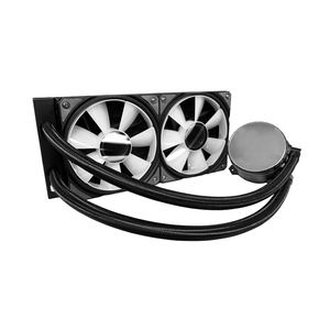 Enfriador Líquido para CPU Kingsman KA-R240 Negro ARGB, Sistema de Refrigeración por Agua AIO de 240 mm con Doble Ventilador para Intel y AMD - Product Image 2