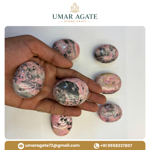 Piedra de Rodocrosita Natural Pulida de 45-60 mm, Piedra de Rodocrosita para Palm Stone, Piedra Preciosa al por Mayor para Tiendas de Cristales - Product Image 4