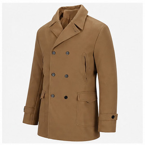<b>Men's</b> Classic Wool Winter Coat Warm Windproof Breathable Double Breasted <b>Long</b> Overcoat Street Style Custom OEM Wholesale - Product Image 4