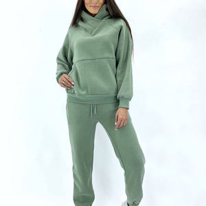 Chándal con Capucha Personalizado al por Mayor, Transpirable, Lavado al Ácido, para Hombre y Mujer, Unisex, 100% Algodón Grueso, Diseño 2 en 1 - Product Image 6