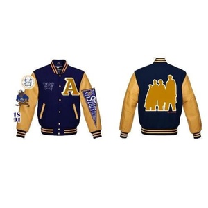 Fabricant de vestes universitaires, veste pull universitaire personnalisée, maillot de football pour hommes, veste de baseball vierge pour hommes en gros - Product Image 5