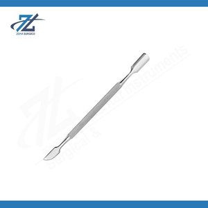 Double-Sided Nail Cuticle Pusher & Foot File Stone Stainless Steel Manicure Pedicure Tool for Gel Polish <b>Removal</b> Pakistan - Product Image 3
